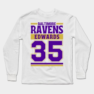 Baltimore Ravens Edwards 35 Edition 3 Long Sleeve T-Shirt